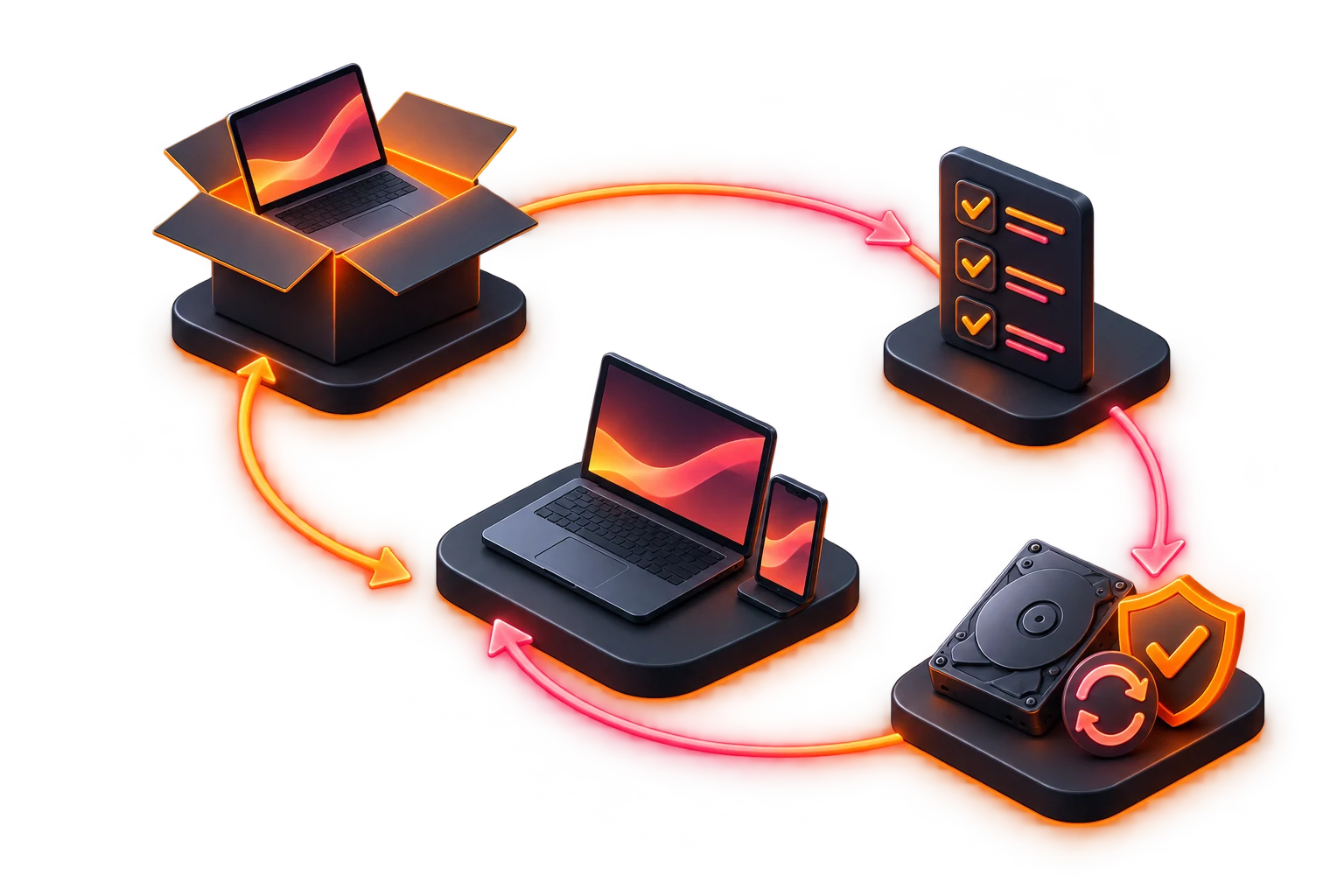 Asset lifecycle illustration