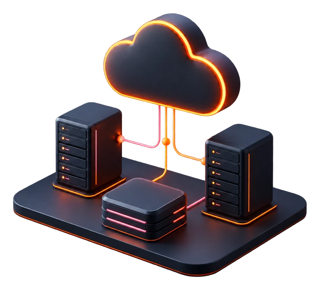 Cloud & infrastructure illustration